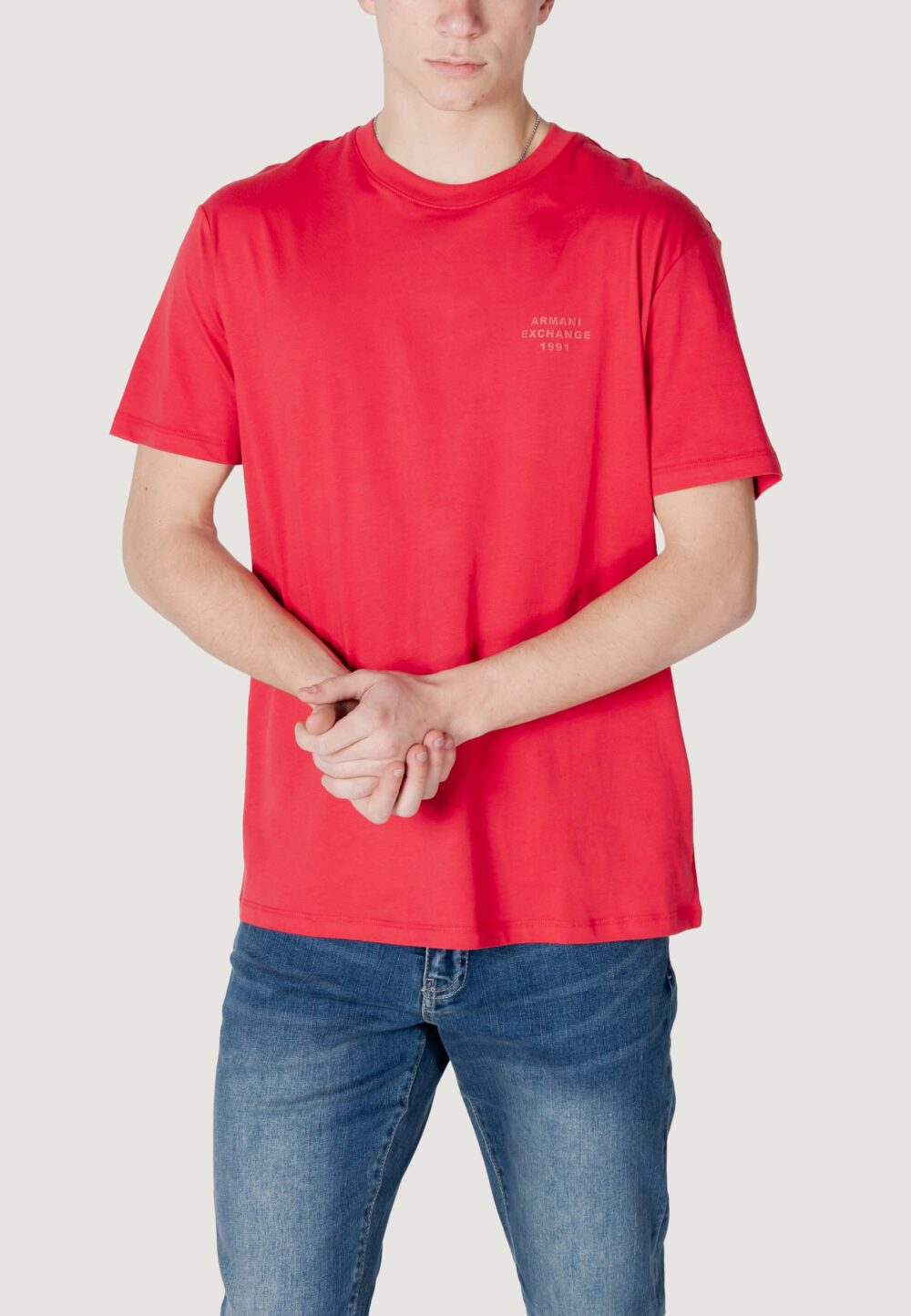 T-shirt Armani Exchange  Rosso - Foto 1