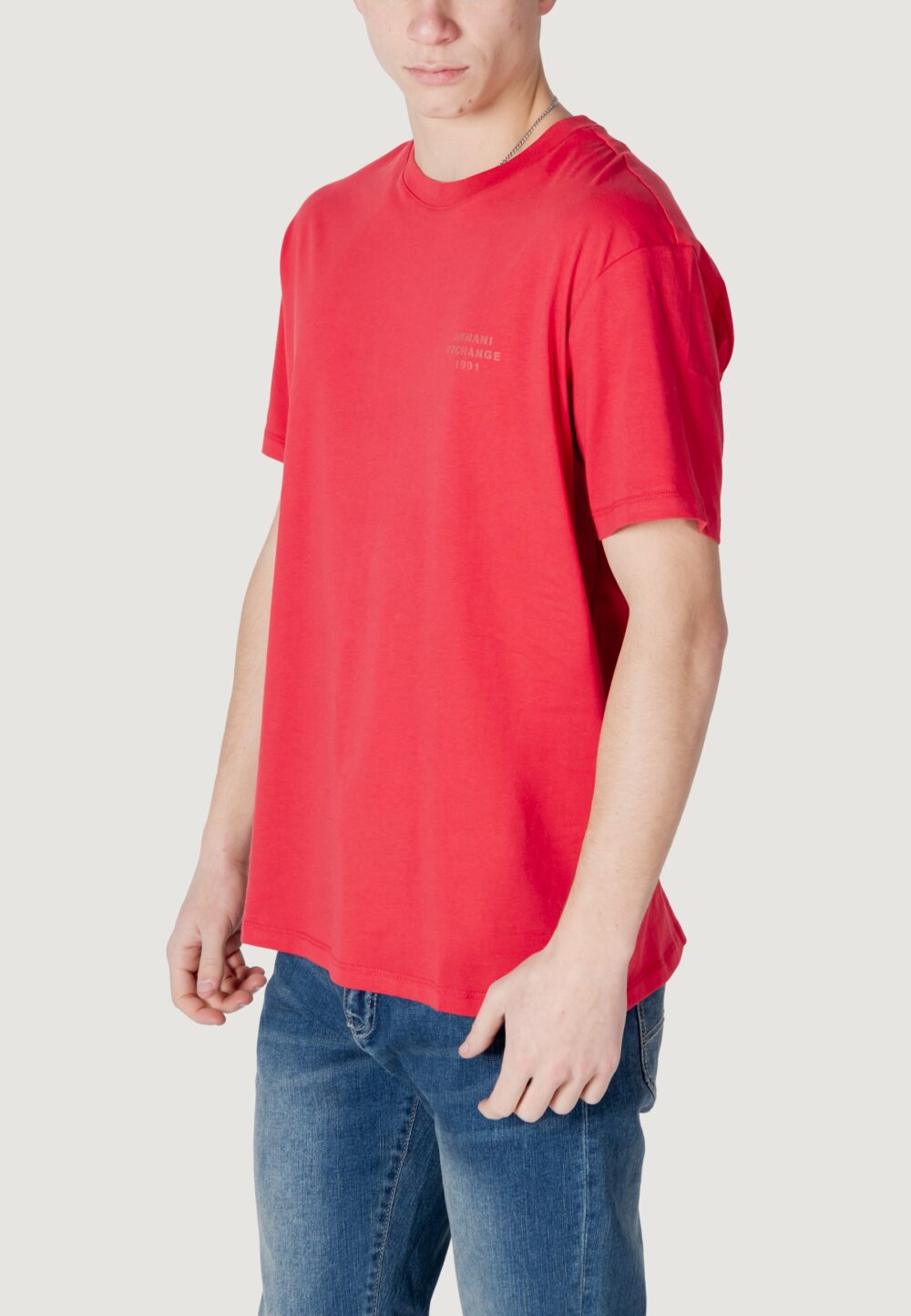 T-shirt Armani Exchange  Rosso - Foto 2