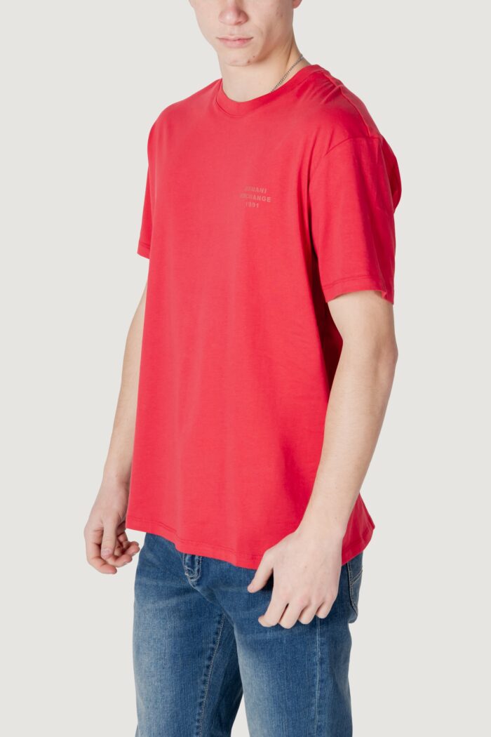 T-shirt Armani Exchange  Rosso