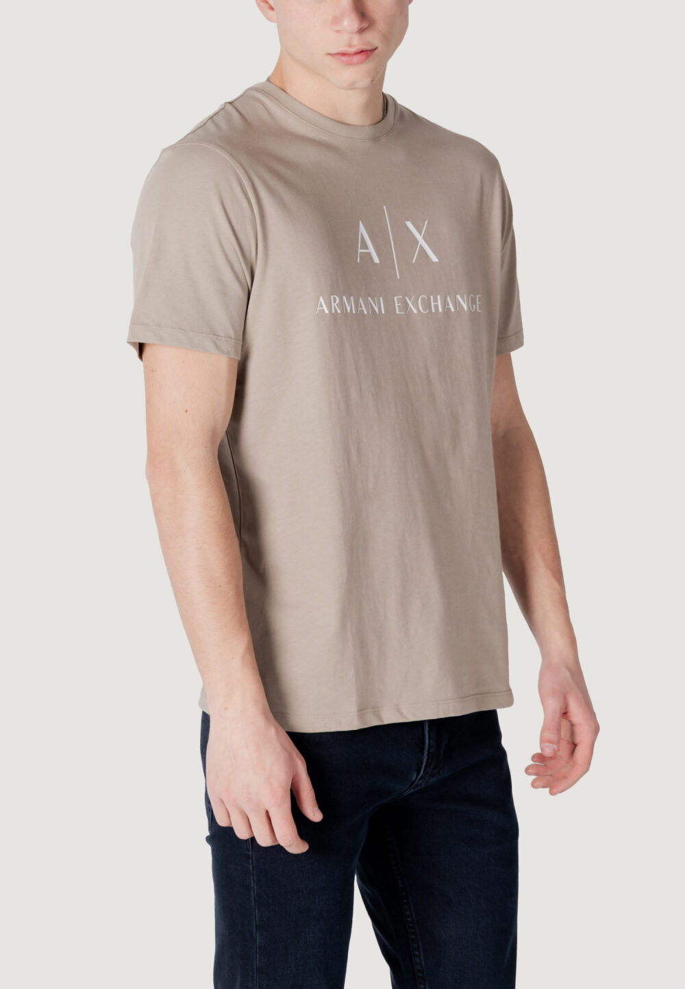 T-shirt Armani Exchange  Terra - Fango - Foto 3