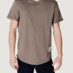 T-shirt Calvin Klein Jeans BADGE TURN UP SLEEVE Beige scuro - Foto 1