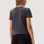 T-shirt Calvin Klein Jeans INSTITUTIONAL GRAPHI Grigio Scuro - Foto 3