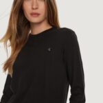 T-shirt Calvin Klein Jeans CK EMBRO REGULAR LON Nero - Foto 3