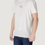 T-shirt Calvin Klein Jeans MONOLOGO TEE Panna - Foto 4