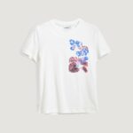 T-shirt Desigual TS_BOTANICAL_LACROIX Bianco - Foto 1