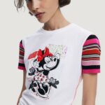 T-shirt Desigual TS_MINNIE Bianco - Foto 2