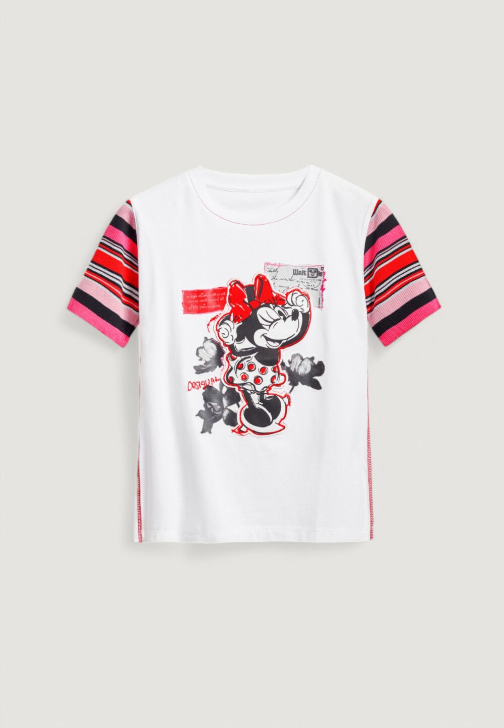 T-shirt Desigual TS_MINNIE Bianco - Foto 3