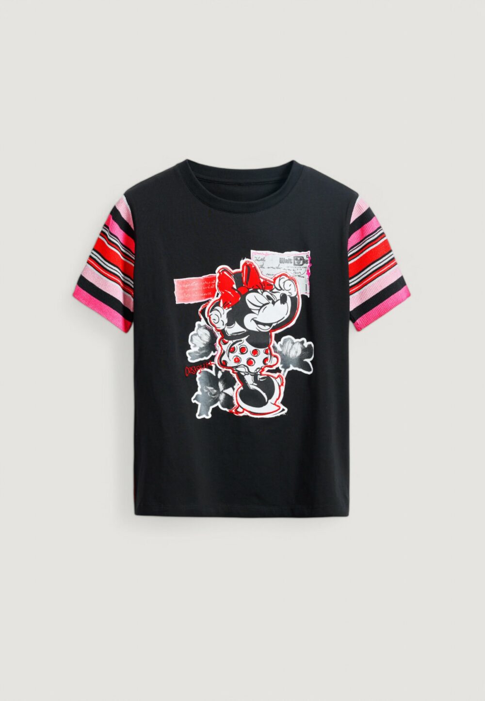 T-shirt Desigual TS_MINNIE Nero - Foto 2