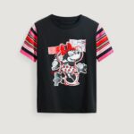 T-shirt Desigual TS_MINNIE Nero - Foto 2