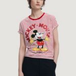 T-shirt Desigual TS_MICKEY MOUSE Rosso - Foto 1