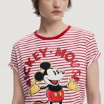 T-shirt Desigual TS_MICKEY MOUSE Rosso - Foto 3