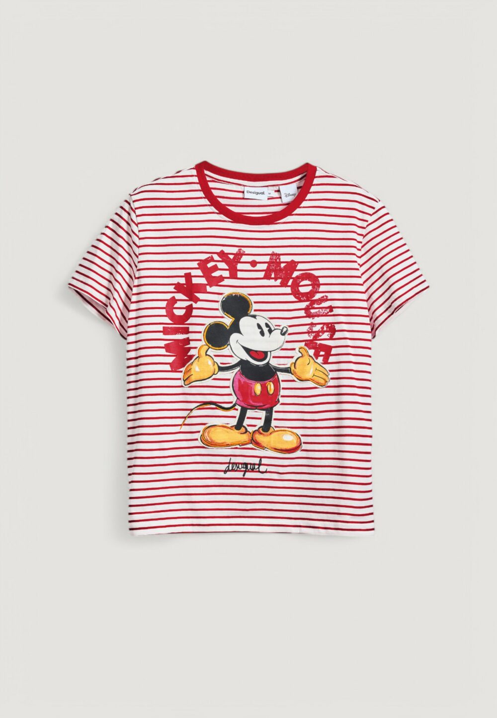 T-shirt Desigual TS_MICKEY MOUSE Rosso - Foto 2