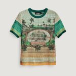 T-shirt Desigual TS_AFRICA Verde - Foto 3