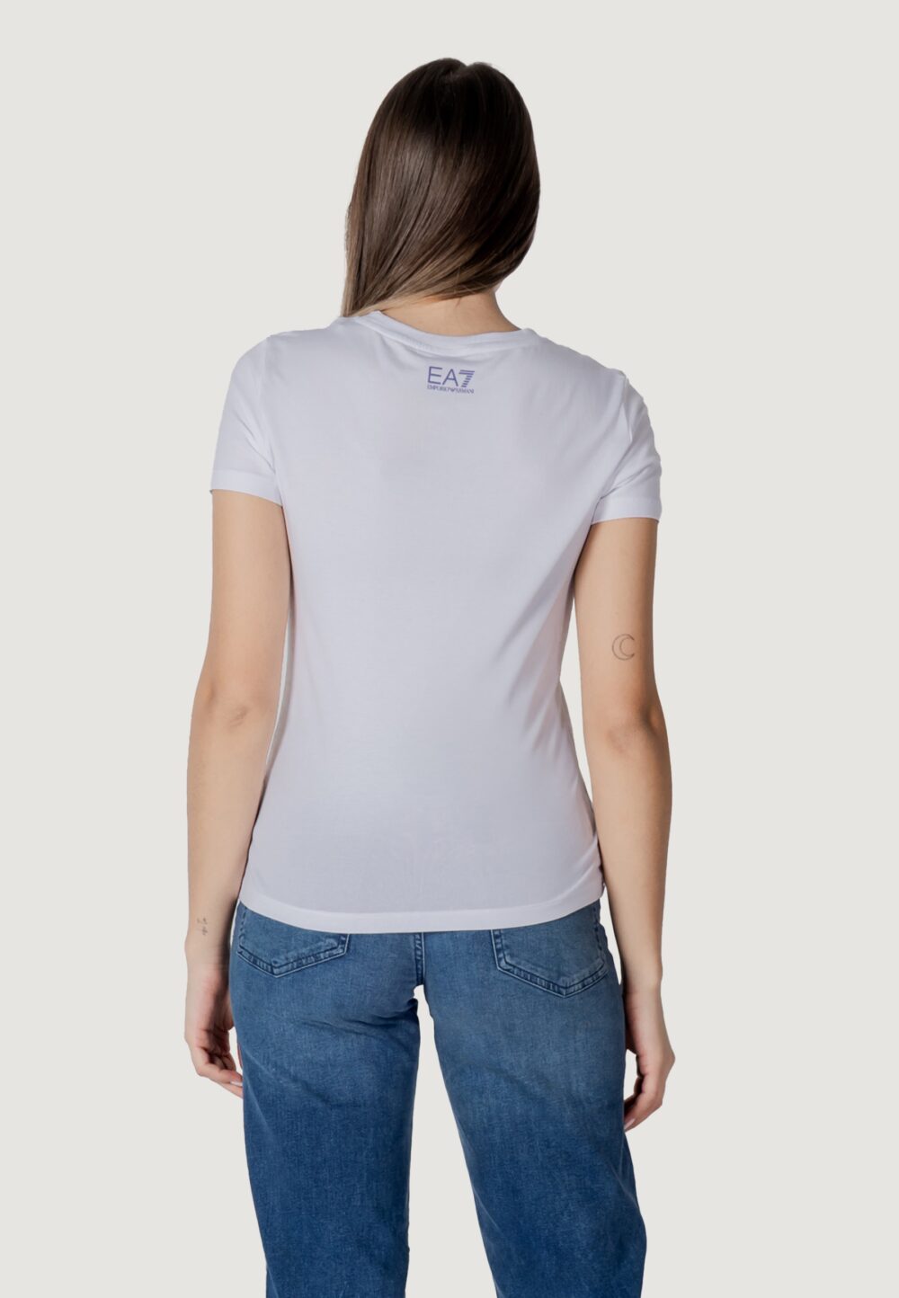 T-shirt EA7  Bianco - Foto 5