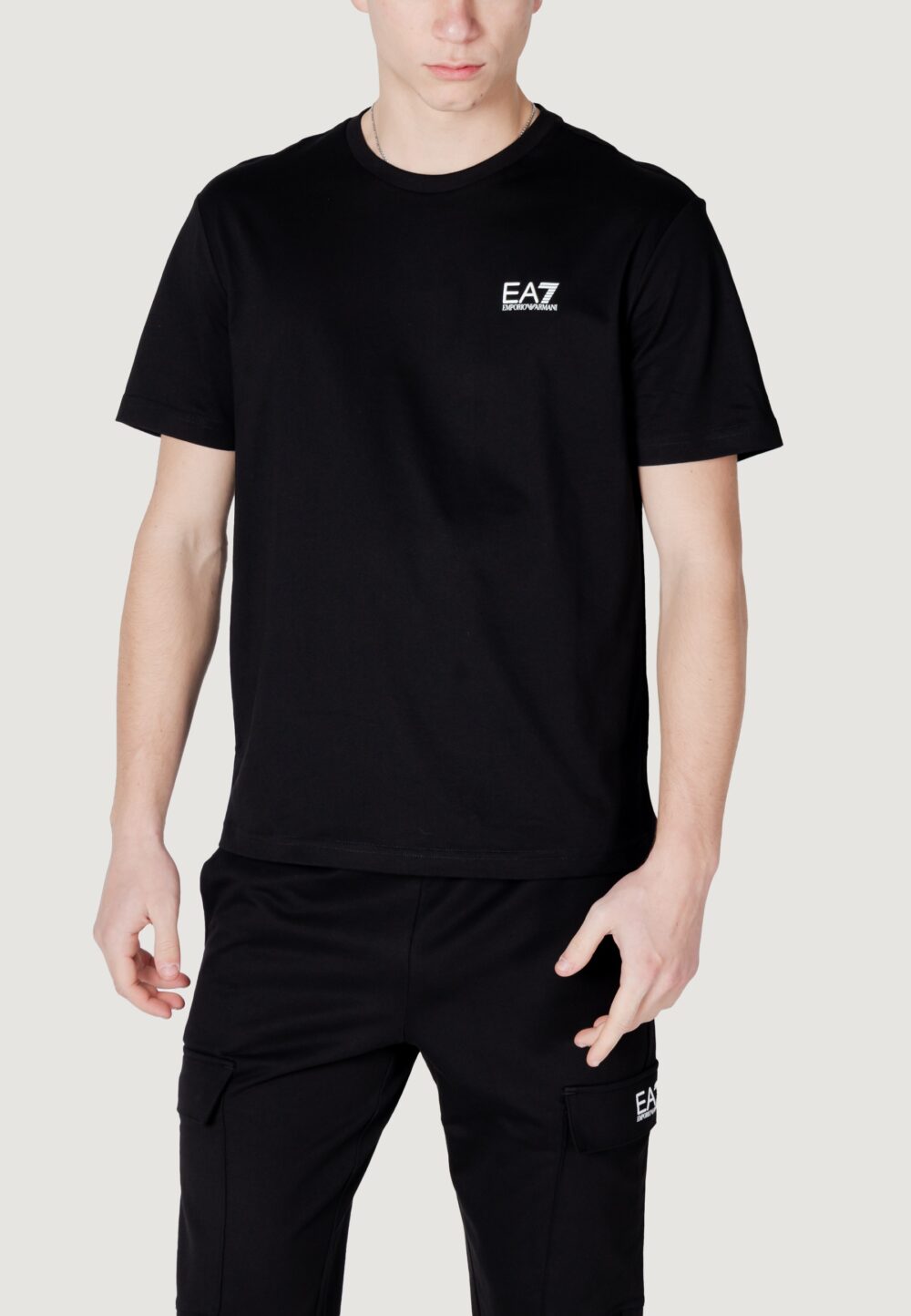 T-shirt EA7  Bianco - Nero - Foto 1