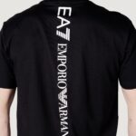 T-shirt EA7  Bianco - Nero - Foto 5