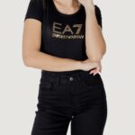 T-shirt EA7  Black gold - Foto 1