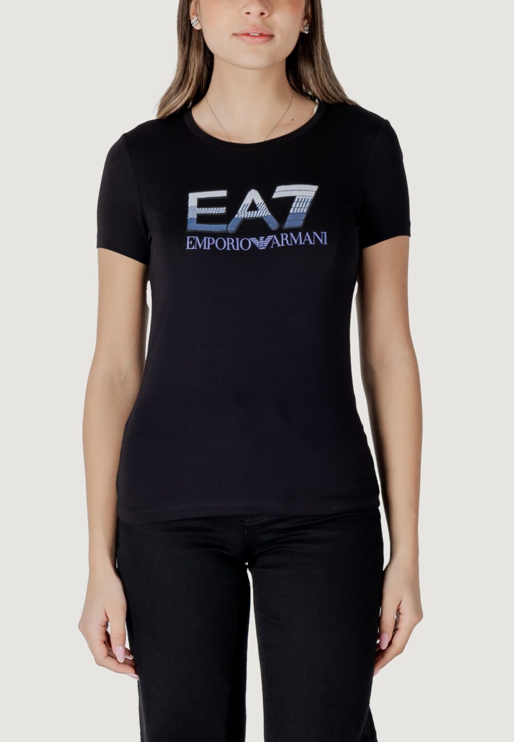 T-shirt EA7  Nero - Foto 4