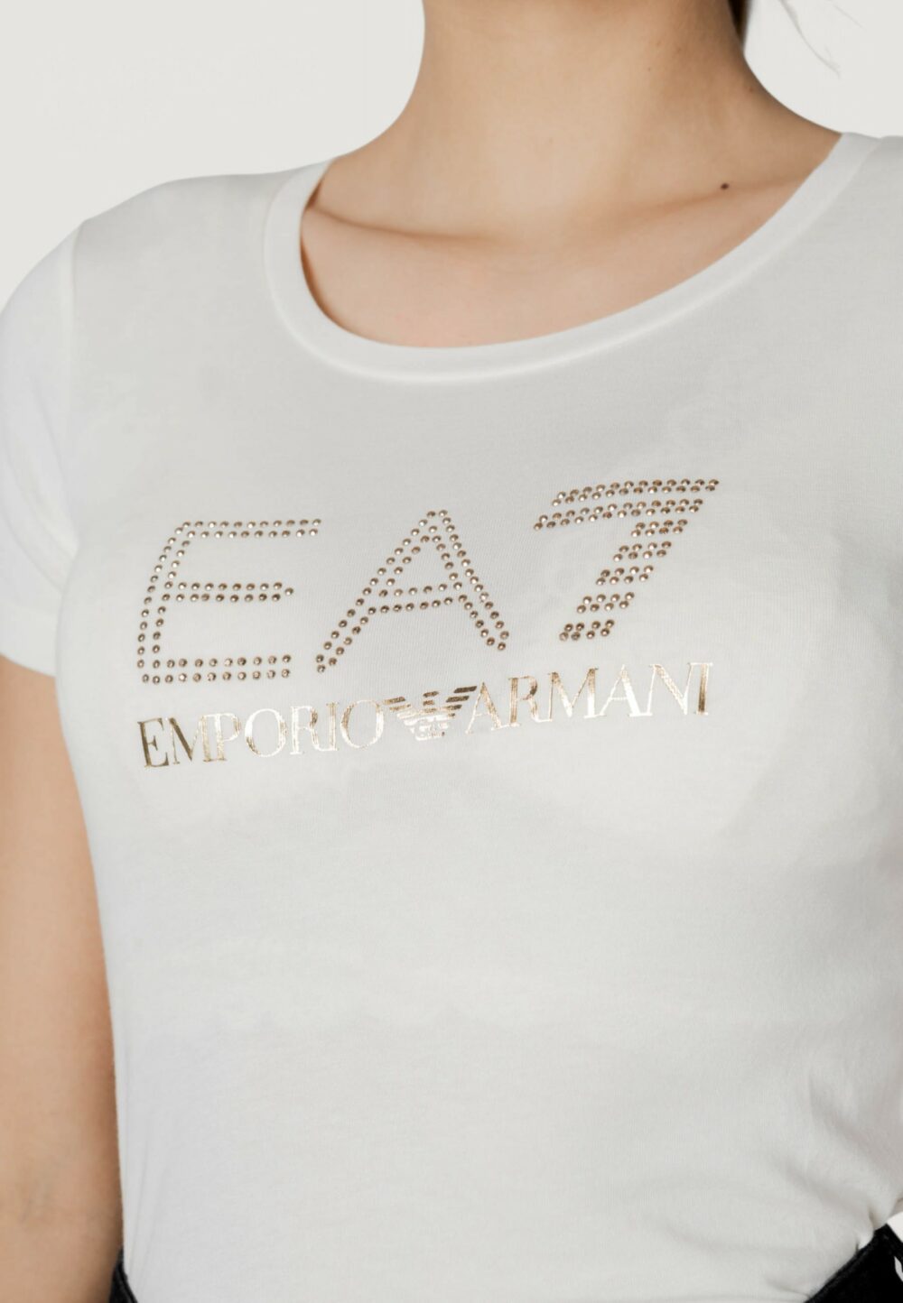 T-shirt EA7  Panna - Foto 2