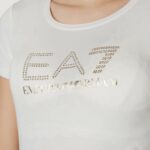 T-shirt EA7  Panna - Foto 2