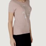 T-shirt EA7  Rosa Cipria - Foto 3