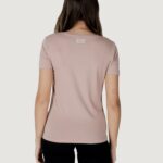 T-shirt EA7  Rosa Cipria - Foto 4