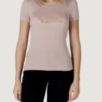 T-shirt EA7  Rosa Cipria - Foto 5