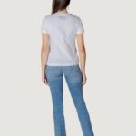 T-shirt Guess CN SS JEANS CHAIN TE Bianco - Foto 5