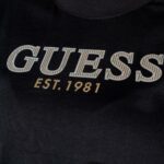 T-shirt Guess CN SS CROPPED WASHED Nero - Foto 5