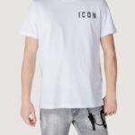 T-shirt Icon  Bianco - Nero - Foto 1