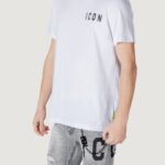 T-shirt Icon  Bianco - Nero - Foto 4