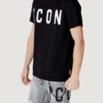 T-shirt Icon LOGO GRANDE Black-White - Foto 4