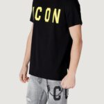 T-shirt Icon LOGO GRANDE Giallo fluo - Foto 4