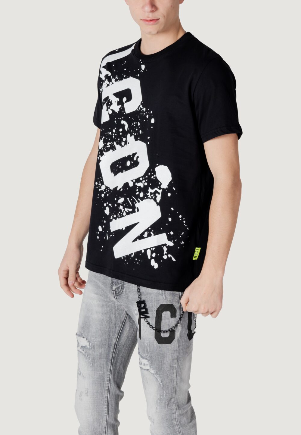 T-shirt Icon  Nero - Foto 4