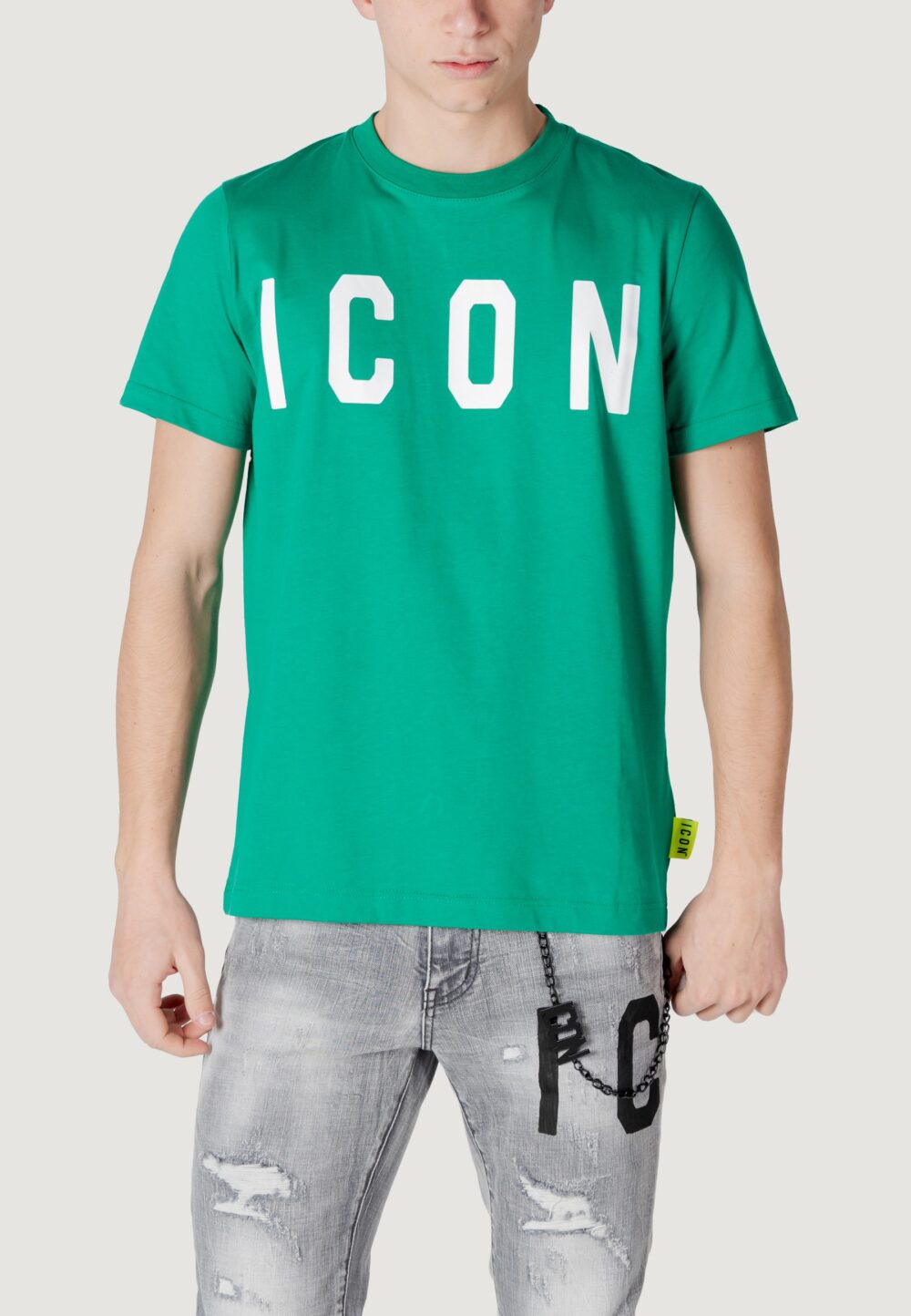 T-shirt Icon LOGO GRANDE Verde - Foto 1