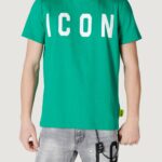 T-shirt Icon LOGO GRANDE Verde - Foto 1