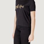 T-shirt Jacqueline de Yong JDYEMMA S/S LUREX EMB TOP JRS Nero - Foto 2