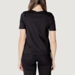 T-shirt Jacqueline de Yong JDYEMMA S/S LUREX EMB TOP JRS Nero - Foto 4