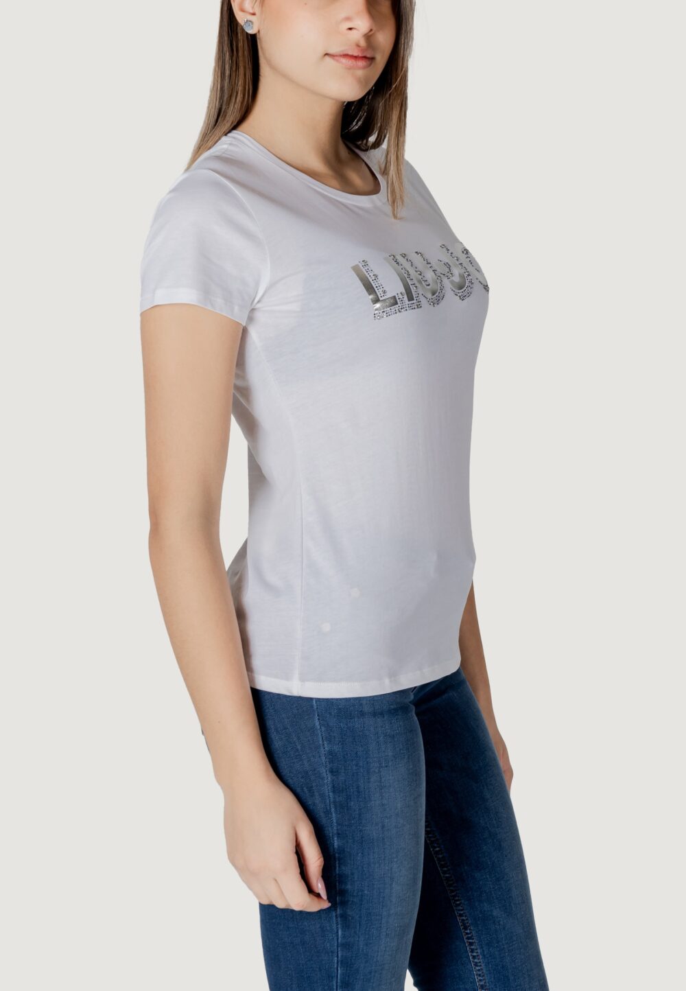 T-shirt Liu-Jo ECS MODA M/C Bianco - Foto 2