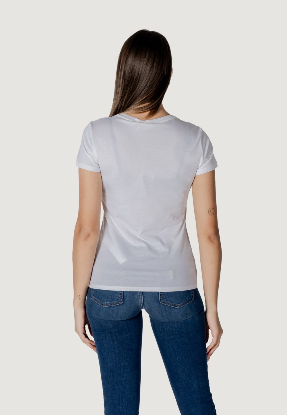 T-shirt Liu-Jo ECS MODA M/C Bianco - Foto 3