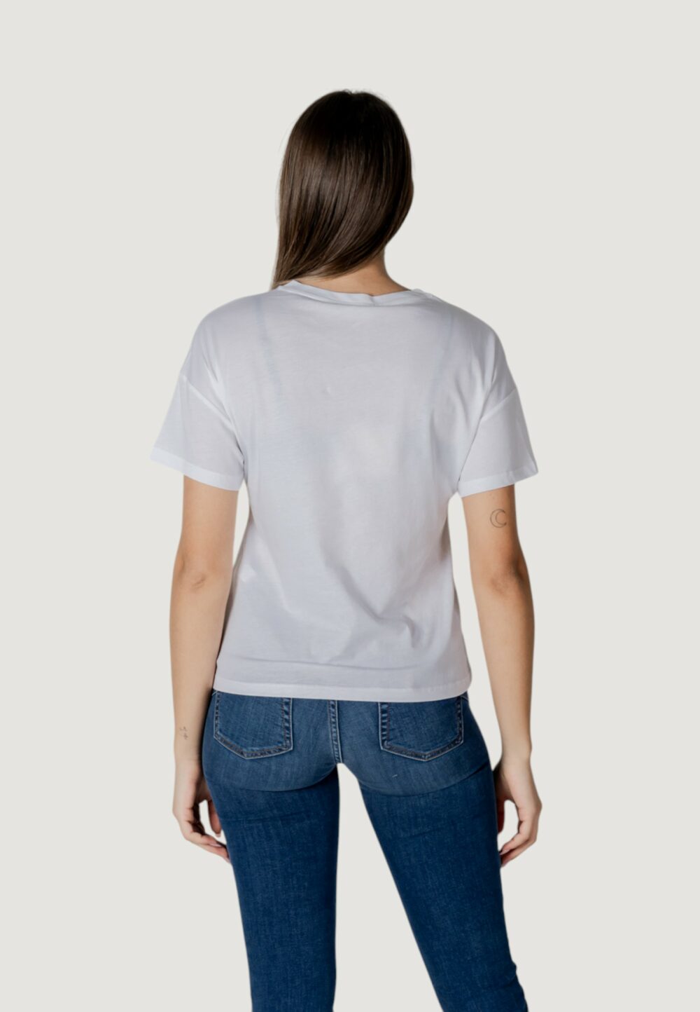 T-shirt Liu-Jo ECS MODA M/C Bianco - Foto 2