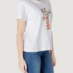 T-shirt Liu-Jo ECS MODA M/C Bianco - Foto 3