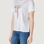 T-shirt Liu-Jo ECS MODA M/C Bianco - Foto 4