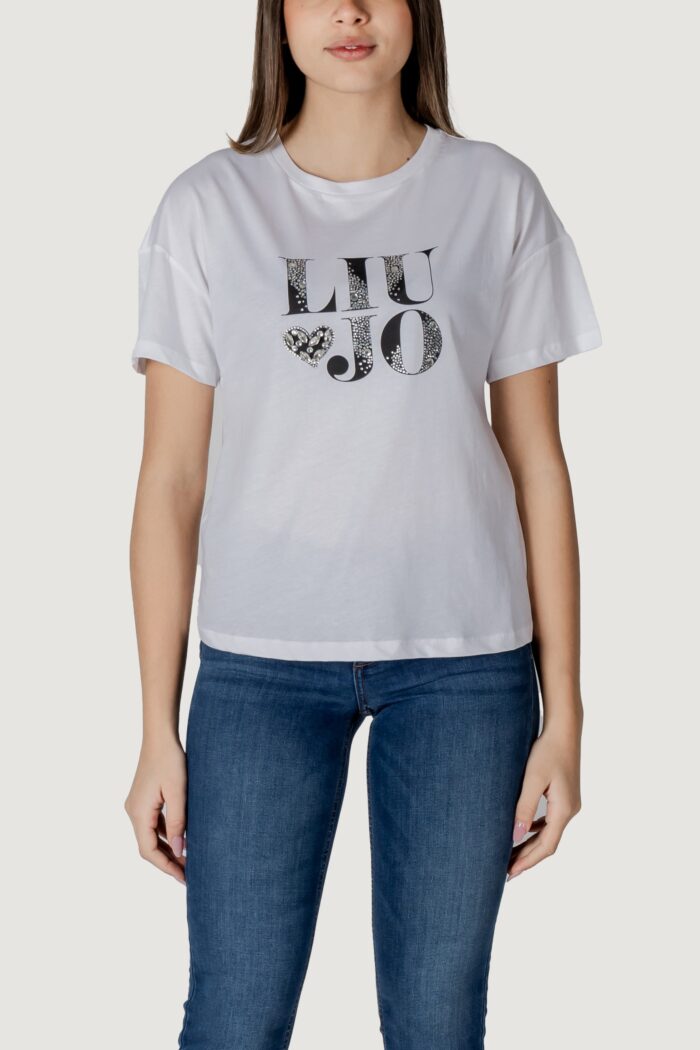 T-shirt Liu-jo ECS MODA M/C Bianco – Nero