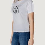 T-shirt Liu-Jo ECS MODA M/C Bianco - Nero - Foto 3