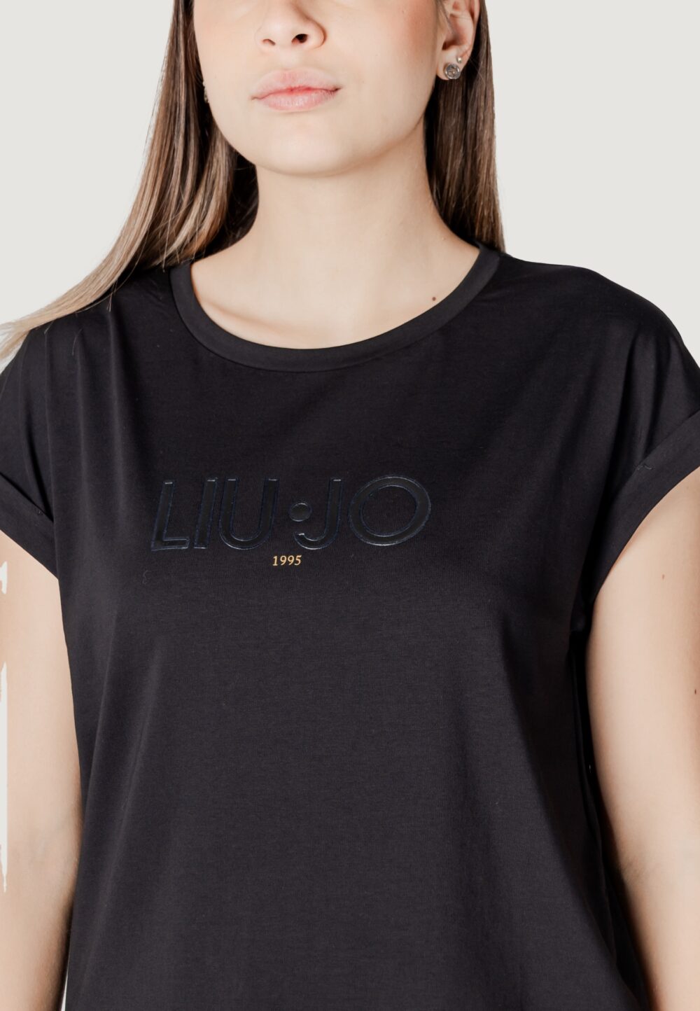 T-shirt Liu-Jo ECS BASICA S/M Nero - Foto 2