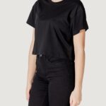 T-shirt Only Onlbolette Life S/S Lace Mix Top Jrs Nero - Foto 4