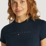 T-shirt Tommy Hilfiger Jeans TJW TONAL LINEA Blu - Foto 5