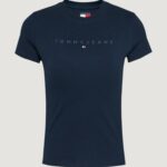 T-shirt Tommy Hilfiger Jeans TJW TONAL LINEA Blu - Foto 2