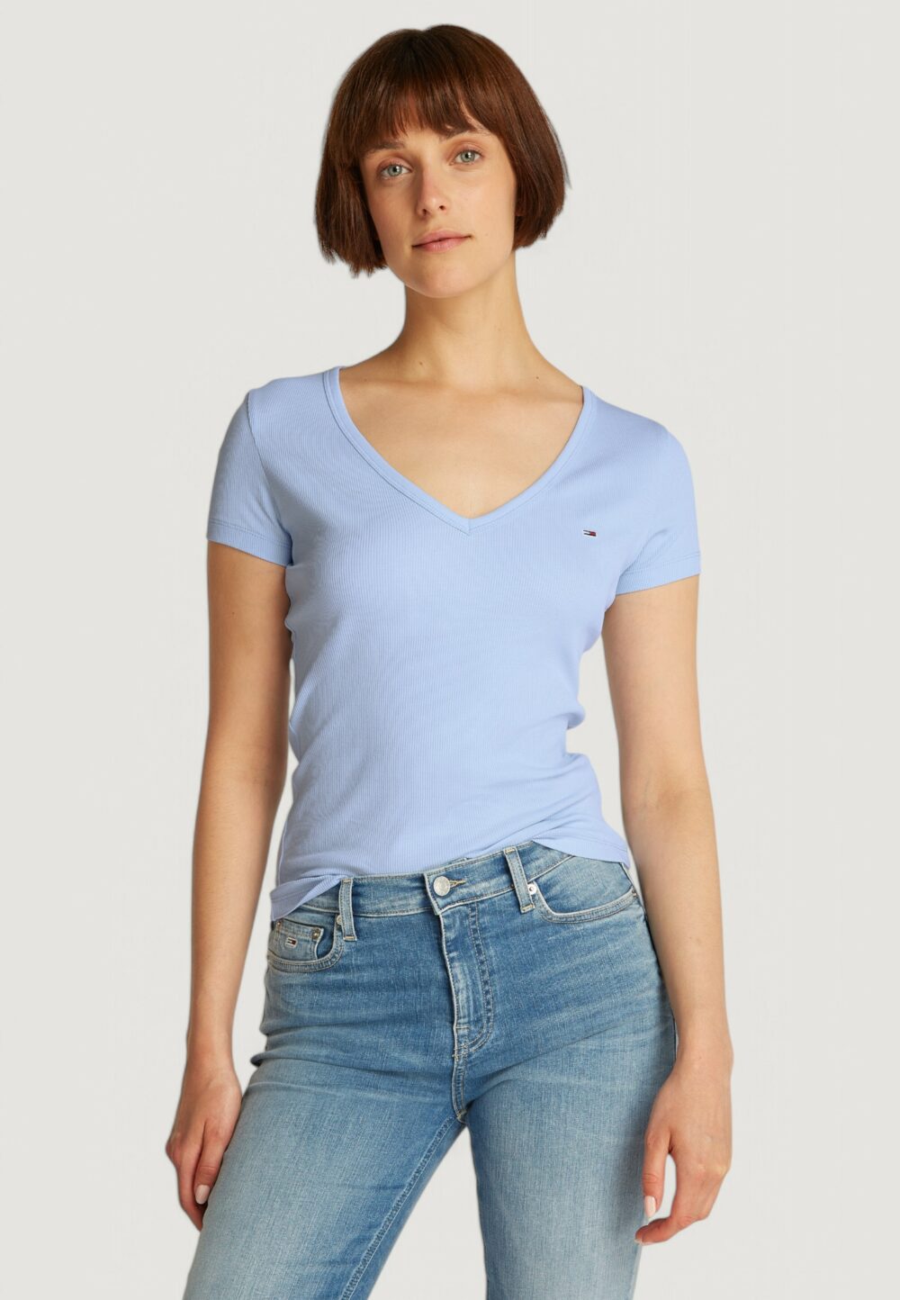 T-shirt Tommy Hilfiger Jeans TJW ESSENTIAL Celeste - Foto 2